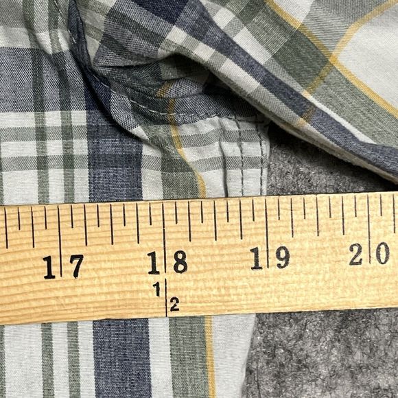 VANS Off The Wall Shirt Mens S Plaid Button Up Blue Pockets Skateboarding - Picture 7 of 17